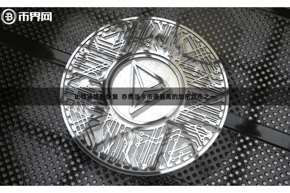 比特派钱包恢复 亦然当今市值最高的加密货币之一