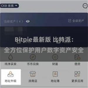 Bitpie最新版 比特派：全方位保护用户数字资产安全