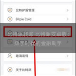 比特派转账 比特派安卓版：数字时代的金融助手