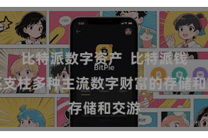 比特派数字资产  比特派钱包还支柱多种主流数字财富的存储和交游